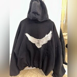 Yeezy Gap UNRELEASED Dove Hoodie LAA Black Size Large
